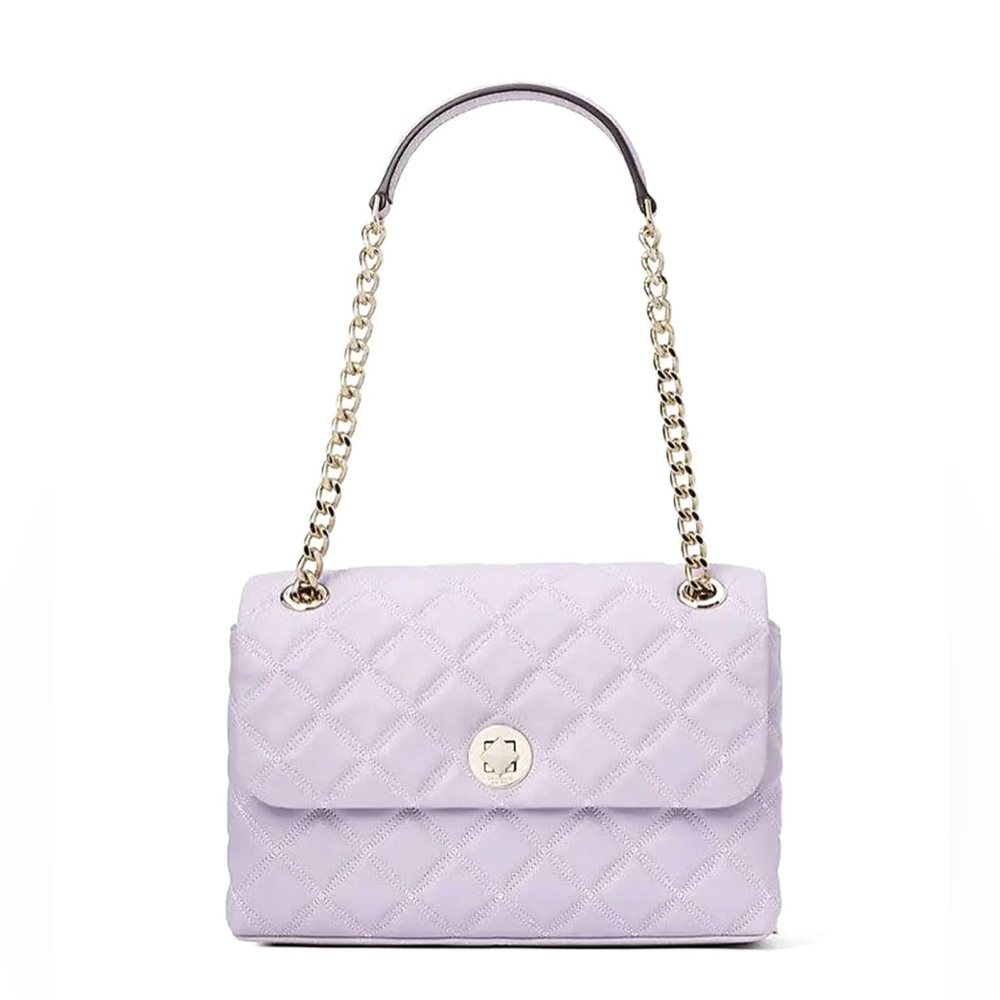 kate spade lavender quilted shoulder bag